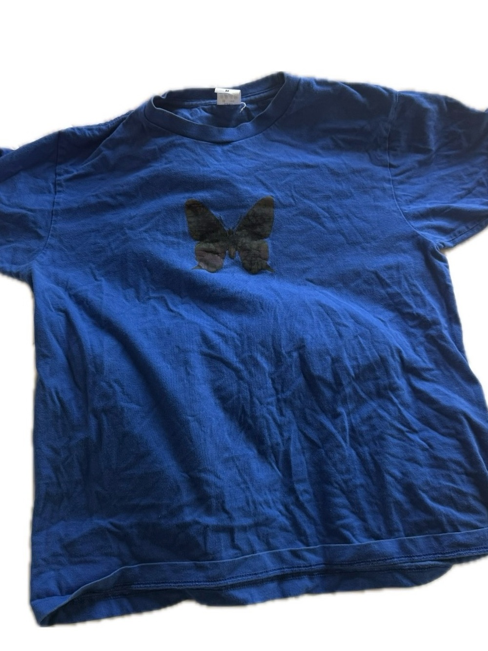 Blue Butterfly Graphic Tee